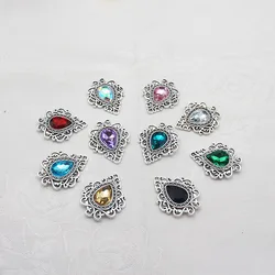 10pcs/Batch 32*26mm Best Selling New Drop Shape Acrylic Decorative Clothes Skirts, Bow Hair Accessories, Handmade Accessories
