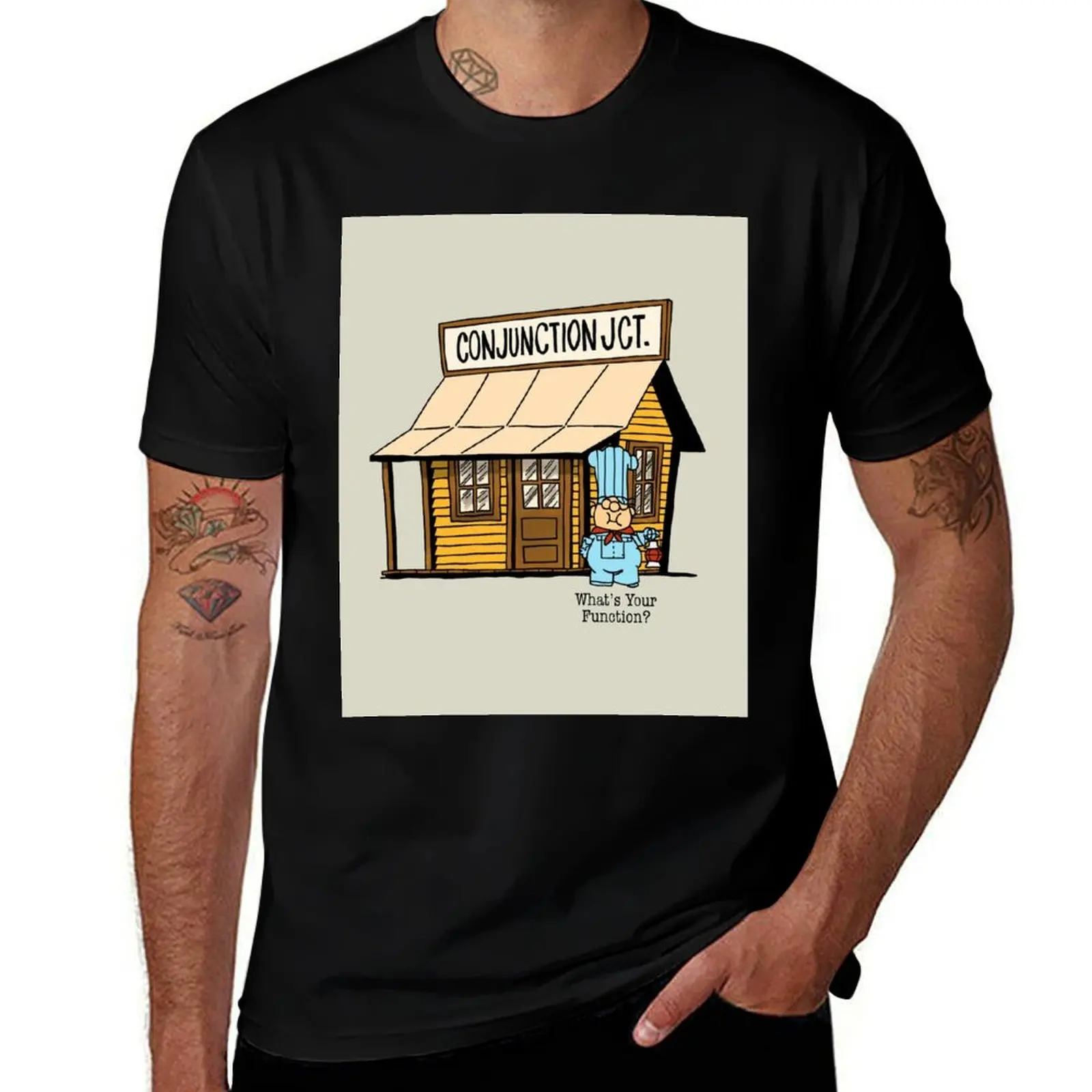 Conjunction Junction T-Shirt Work Short Sleeve Cotton Top T-Shirt