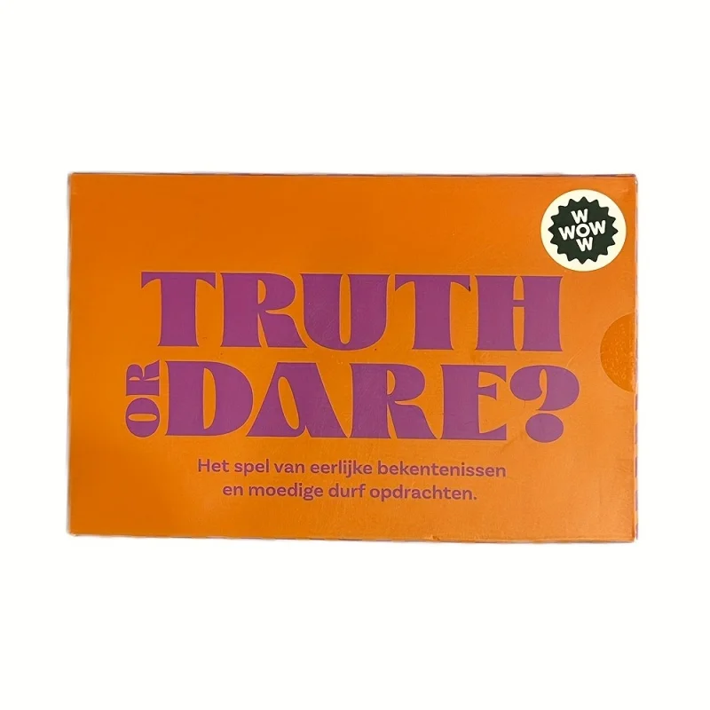 

Набор карточной игры «Правда или действие» на голландском языке для взрослых, веселая настольная игра для вечеринок и встреч