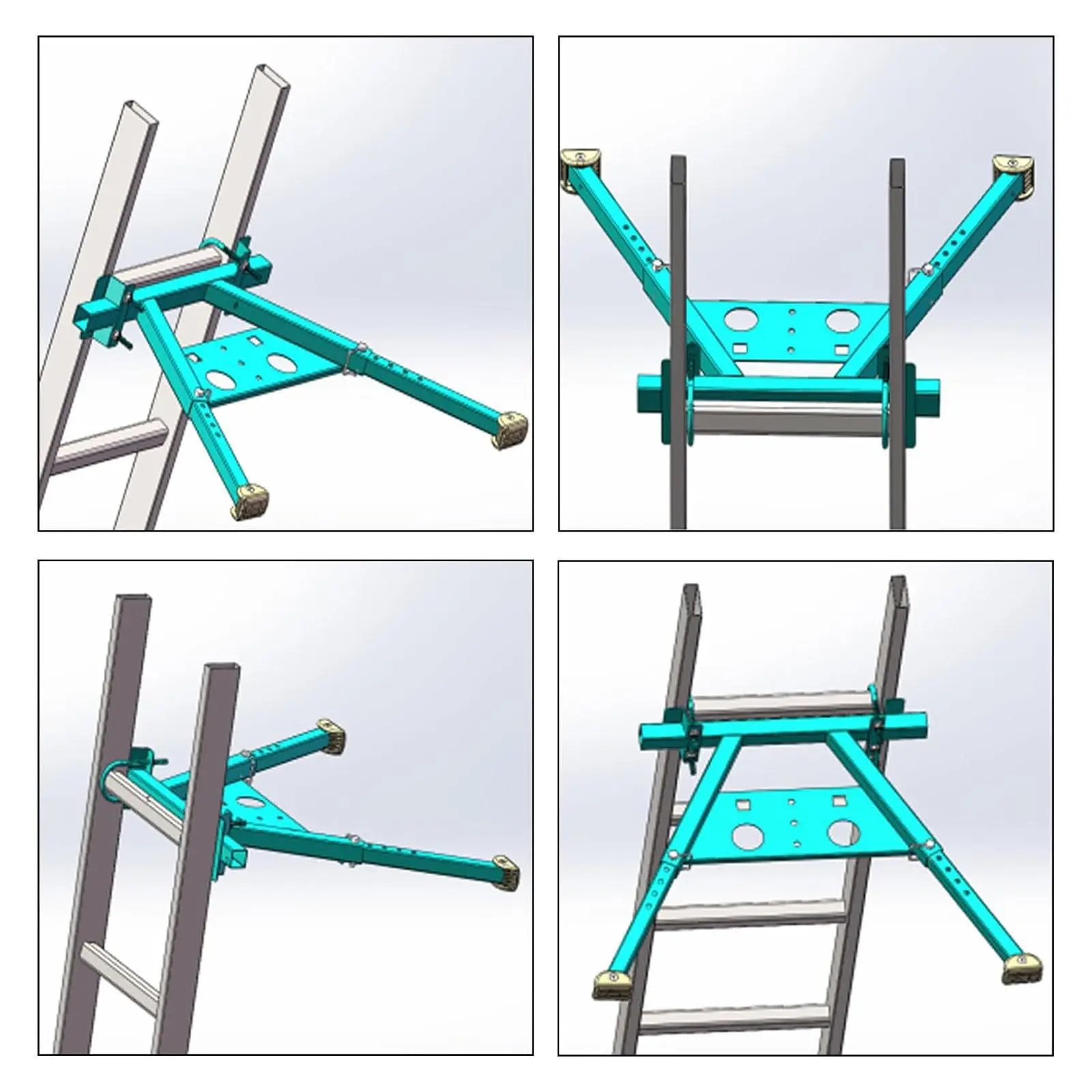 Roof Ladder Stabilizer, Ladder Support, Telescopic Ladder Stabilizer