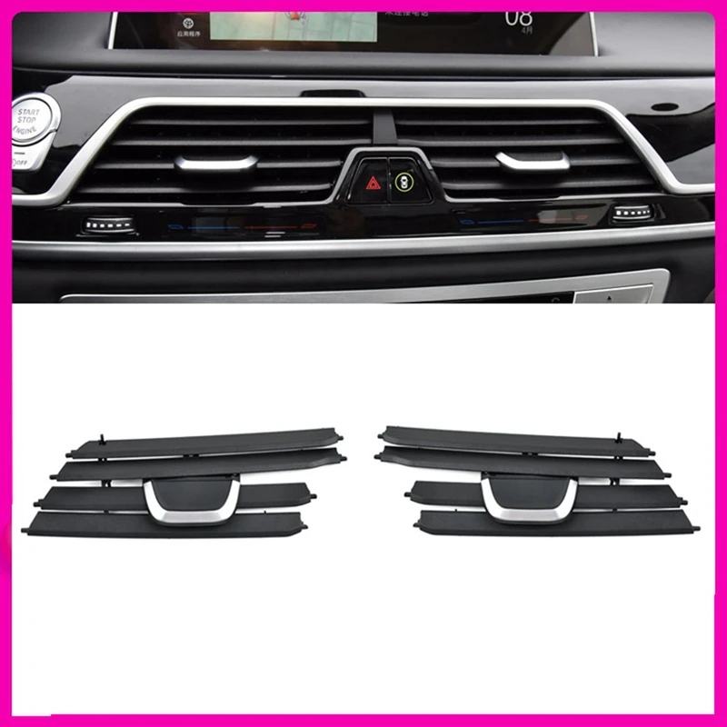 Car Front Middle Left Right Air Vent Outlet Grille AC Slide Clip Repair Kit For BMW 7 Series G11 G12