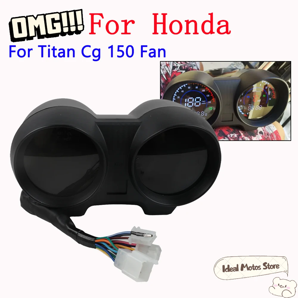 

Motorcycle Digital Speedometer Tachometer Odometer LCD Instrument Cluster For Motomel S2 Serie 2 Honda Titan CG 150 Fan Parts
