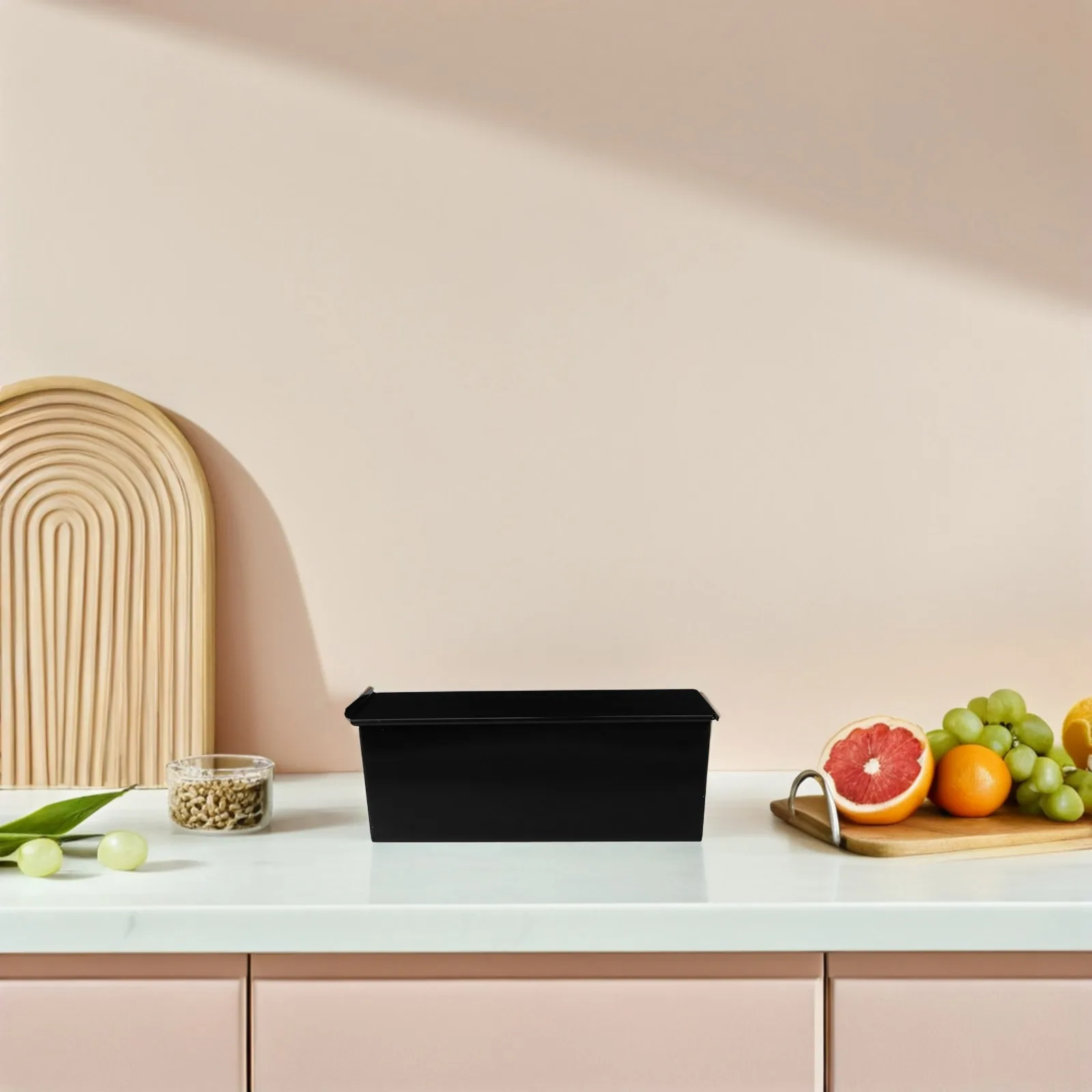 

Loaf Pan Bread Mold Toast Box Bakeware Square Loaf Tray Oven Safe Black Color Non Stick Coating Easy Clean Home Baking