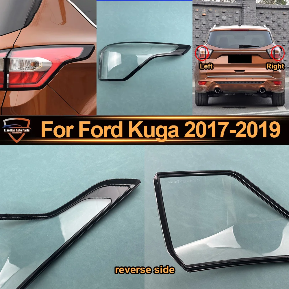 Outer Taillight Shell Tail Lamp Cover 2017 2018 2019 For Ford Kuga Turn Signal Stop Light Mask Replace Original Lampshade