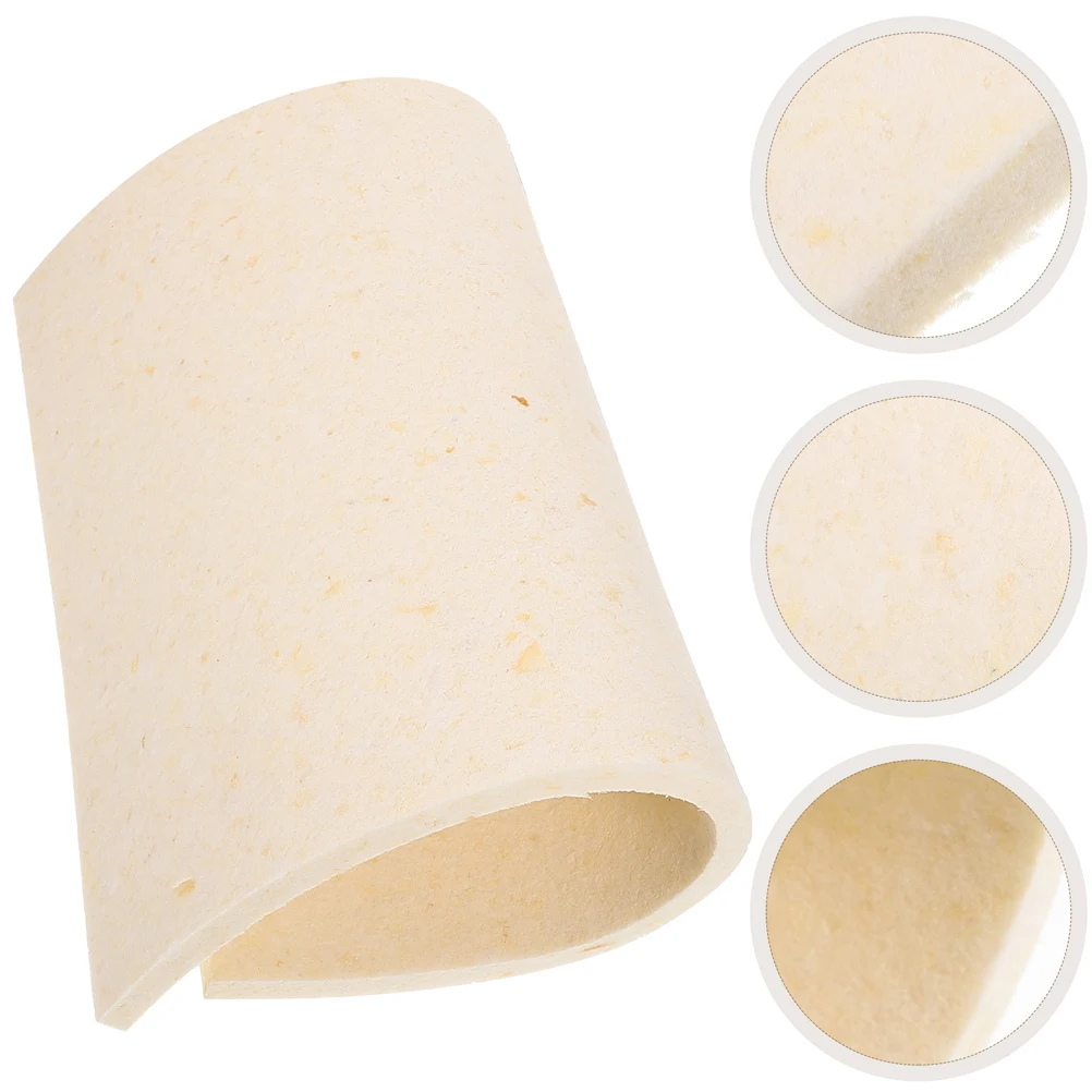 

Premium Sponge Heat Press Pad White Wear-Resistant Insulation Mat Easy Install No Tools Universal Fit for Automatic Manual