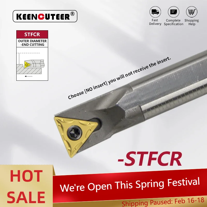 

HSS H08K-STFCR H08K-STFCR H12M-STFCR H16Q-STFCR Токарный инструмент из высокоскоростной стали -STFCR Режущий брусок Токарный станок с ЧПУ Токарный держатель