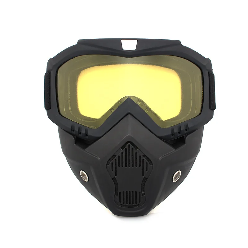 Tactical Full Face Mask Goggles UV Proof Windproof Anti-Fog Paintball Mask Airsoft Shooting Safety Protective Mak