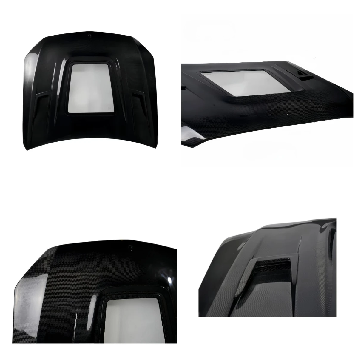 

BR Ztxd For 2015-2021 W205 C63 Glossy Transparent Carbon Fiber Screw-On Engine Hood New Condition Includes Screws