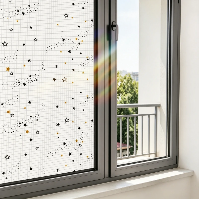 Sun-proof Heat-insulating Window Shade Thickened Aluminum Foil Magnetic Barrier Blackout Curtain Suitable for Balcony Bedroom