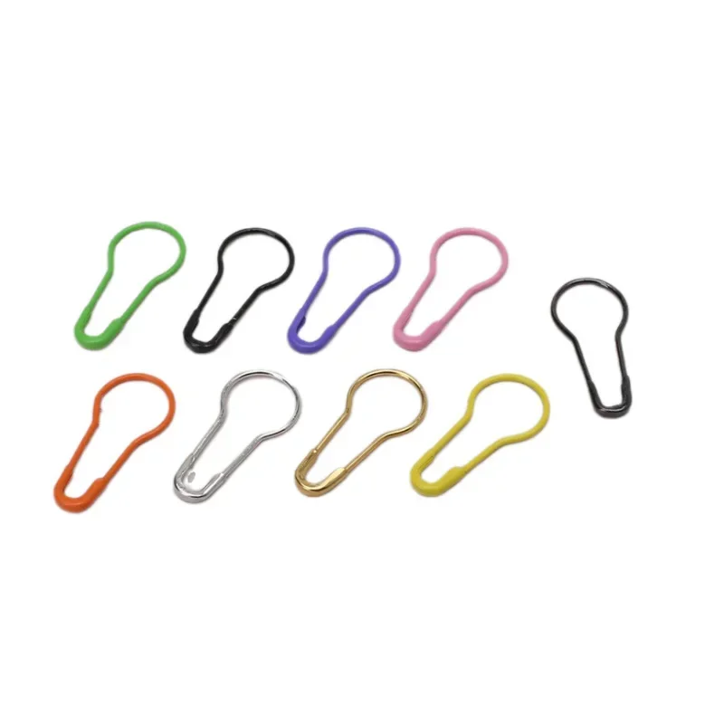 100pcs/lot batch colorful knitting crochet locking handtag safety pins sewing tool needle clips DIY handicraft accessories