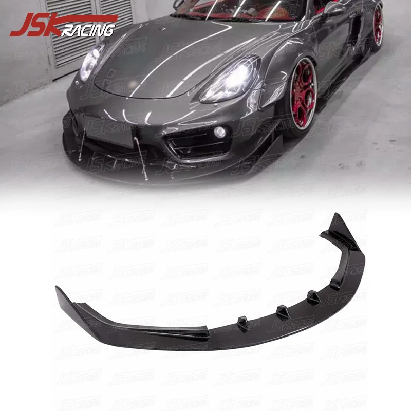 

Carbon Fiber Front Canards For 2013-2015 Porsche Cayman 981 Car Bumper Lip Spoiler Upgrade To MB Design Style