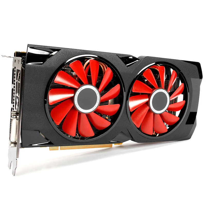 Schede grafiche XFX RX 580 8GB 256Bit GDDR5 usate per schede VGA AMD RX 500 RX580 8GB serie di schede Video RX580 HDMI DVI 580