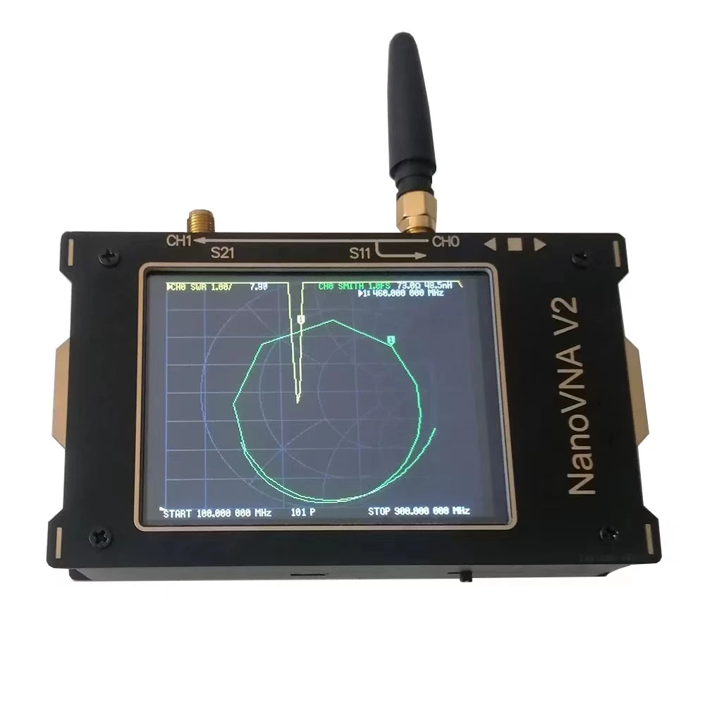 NanoVNA V2 3,2-дюймовый 50 кГц ~ 3 ГГц IPS ЖК-дисплей Векторный анализатор сети Антенный анализатор Коротковолновый HF VHF UHF RF Demo Kit DIY NanoVNA V2 3,2-дюймовый 50 кГц ~ 3 ГГц IPS ЖК-дисплей Векторный анализатор сети Антенный анализатор Коротковолновый HF VHF UHF RF Demo Kit DIY