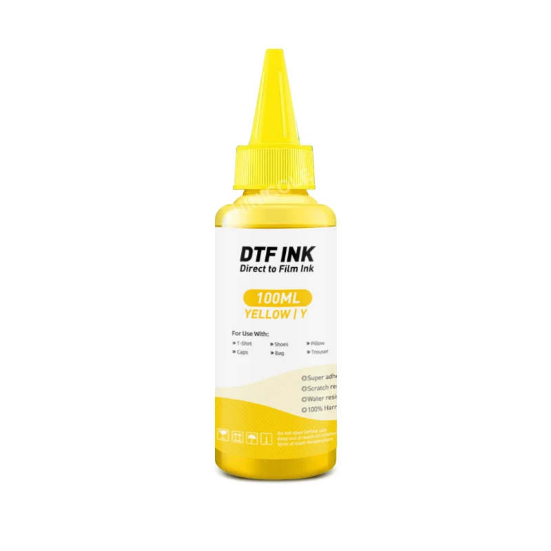 100ML 5 szt. Tusz do Epson folia termiczna atramentowego DTF L1800 R1390 DX5 DX7 5113 4720 I3200 1390 1430 P400 F2000 F2100 DTF drukarka