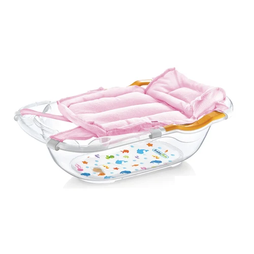 Pink color bubble bath net