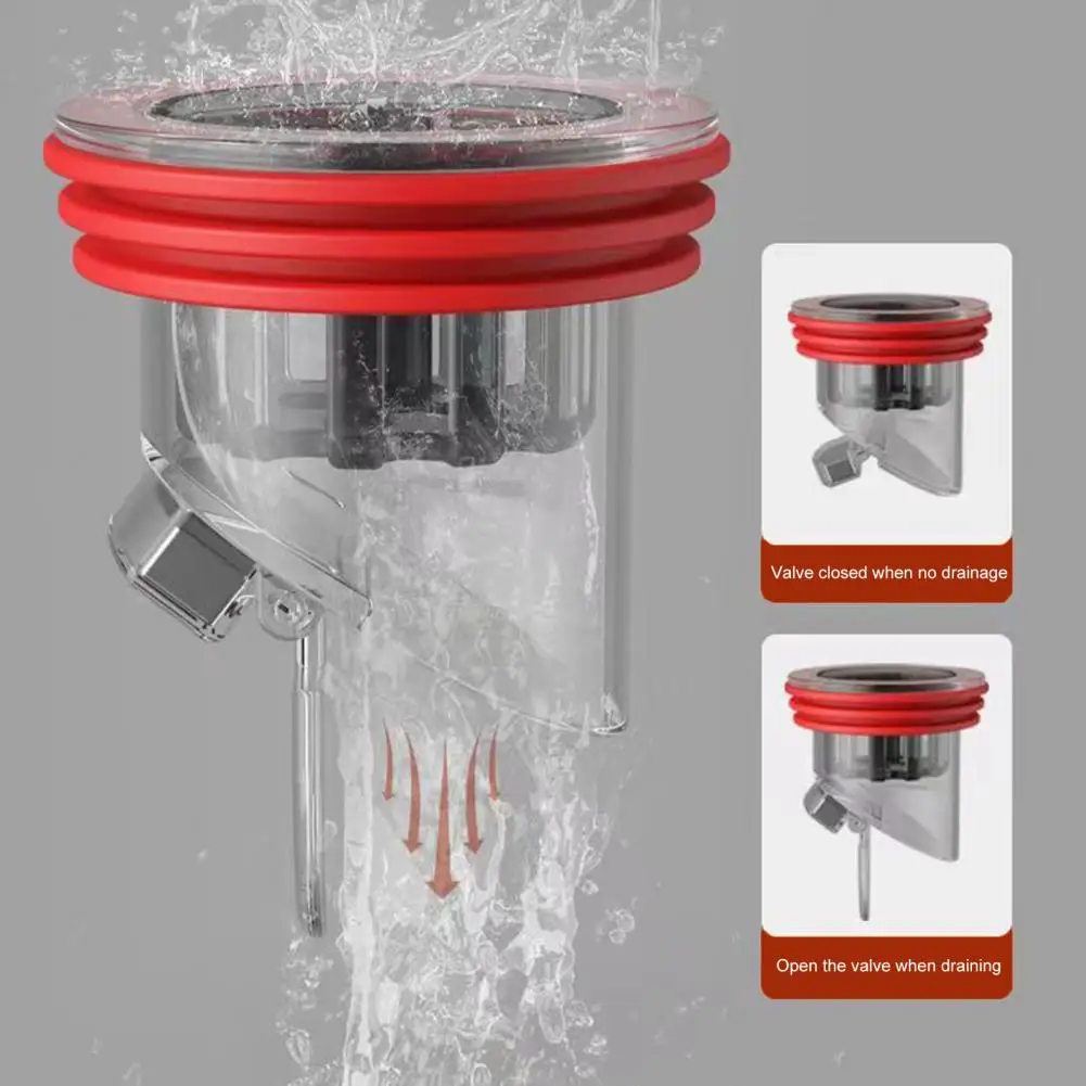 Drain Cover Floor Drain Core Odor Proof Floor Drain Cover Anti-overflow One Way Valve Seal Bathroom Sewer Core for Backflow