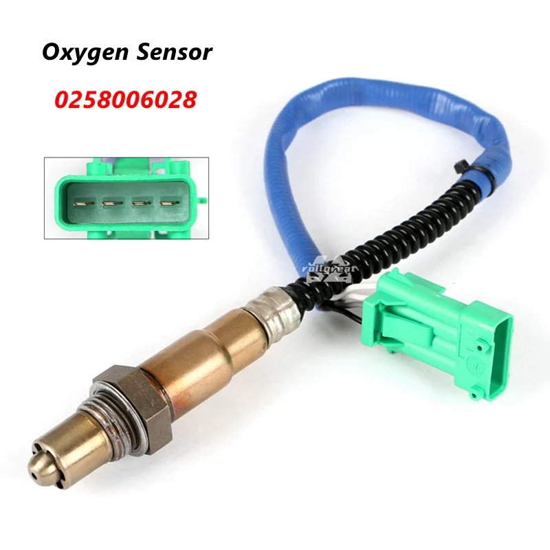 0258006028 Oxygen Sensor Lambda Probe O2 Sensors For Peugeot 206 307 406 607 Citroen Xsara Berlingo 9635978280 1618Z7 1628CW