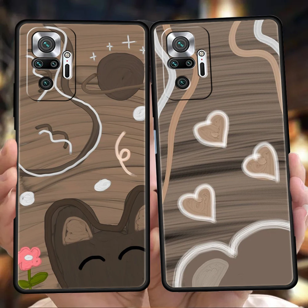 Cute Artoon Luxury Case For Redmi K50 Note 10 11 11T Pro 9 9s 8 8T 7 K40 Gaming 9A 9C 8A Pro Plus 5G Silicone Shell Fundas Coque