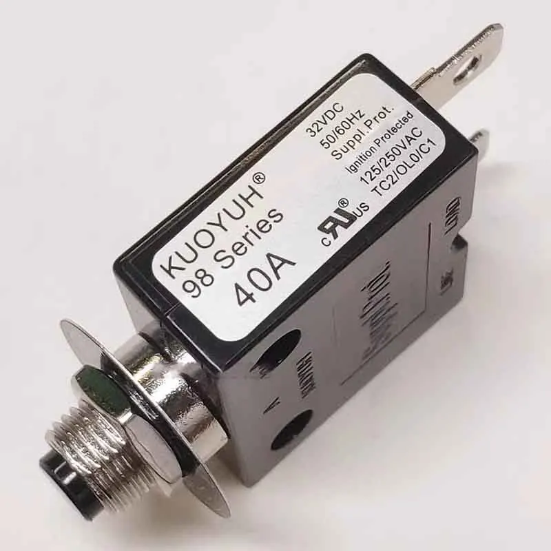 1pcs/lot 98 series Overcurrent and overload protectors 98-20A/25A/30A/35A/40A/50A inserts