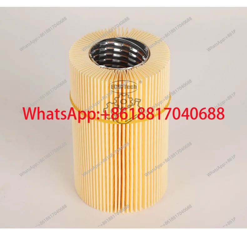 1 Uds. Filtro de aceite LF9009, accesorios de filtro de aceite hidráulico plegable de acero inoxidable