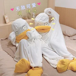 Silver soul Elizabeth pajamas winter one-piece pajamas funny sleeping bags men and women alike cute cartoon couple dressing