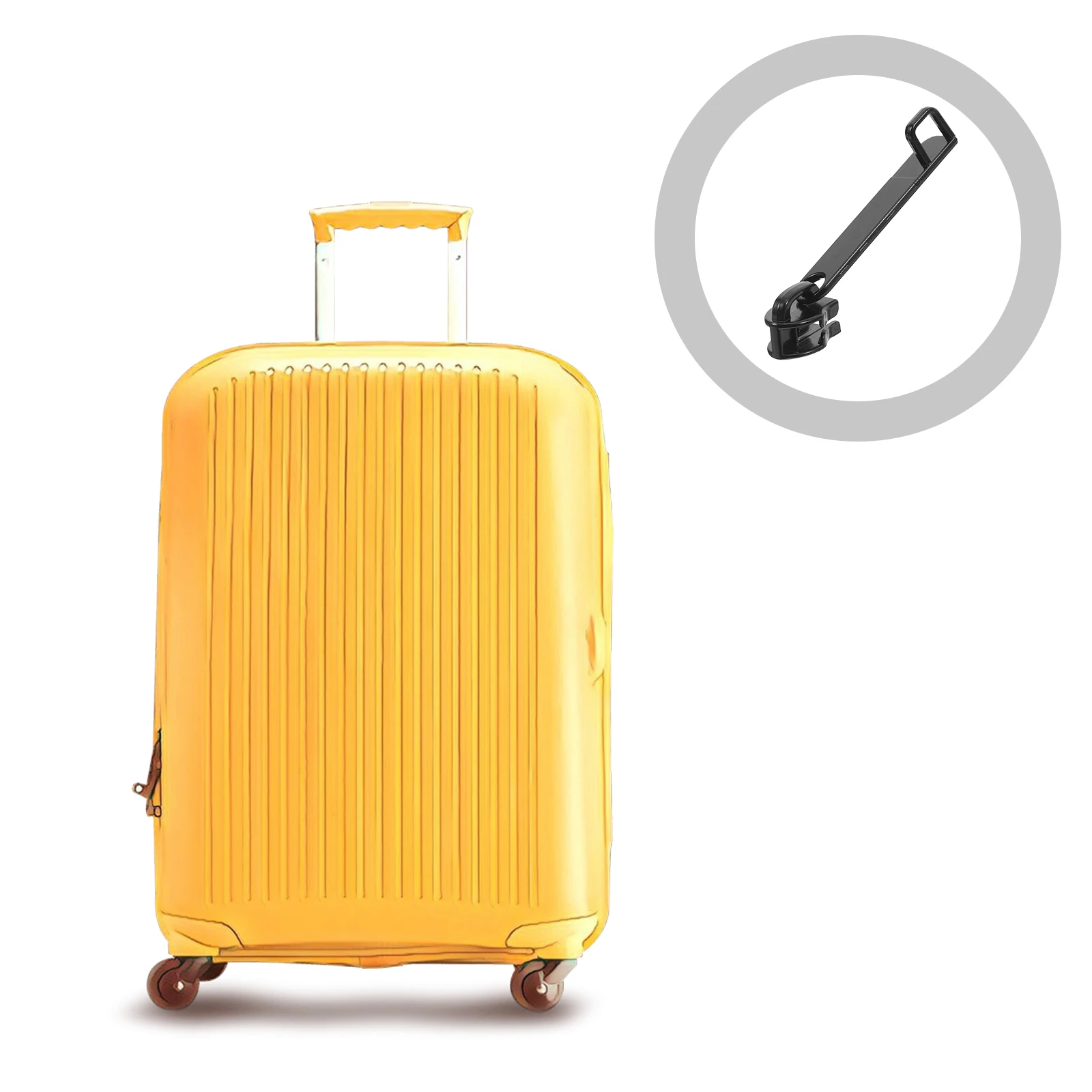 

6pcs Luggage Zipper Pull Replacement Universal Fix Repair Kit Suitcase Slider Jacket Travel Accessories Metal Durable
