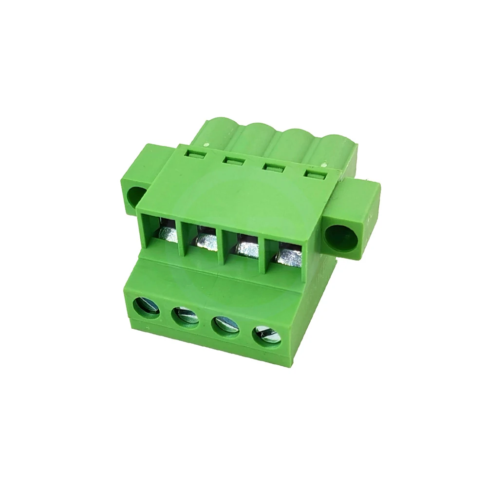 (5 pcs) KF 2EDGKCM 5.08MM Coaxial Flat Out with Ear Flange Plug-in PCB Terminal Block 15EDGKCM-5.08 Female Plug 2-24Pin