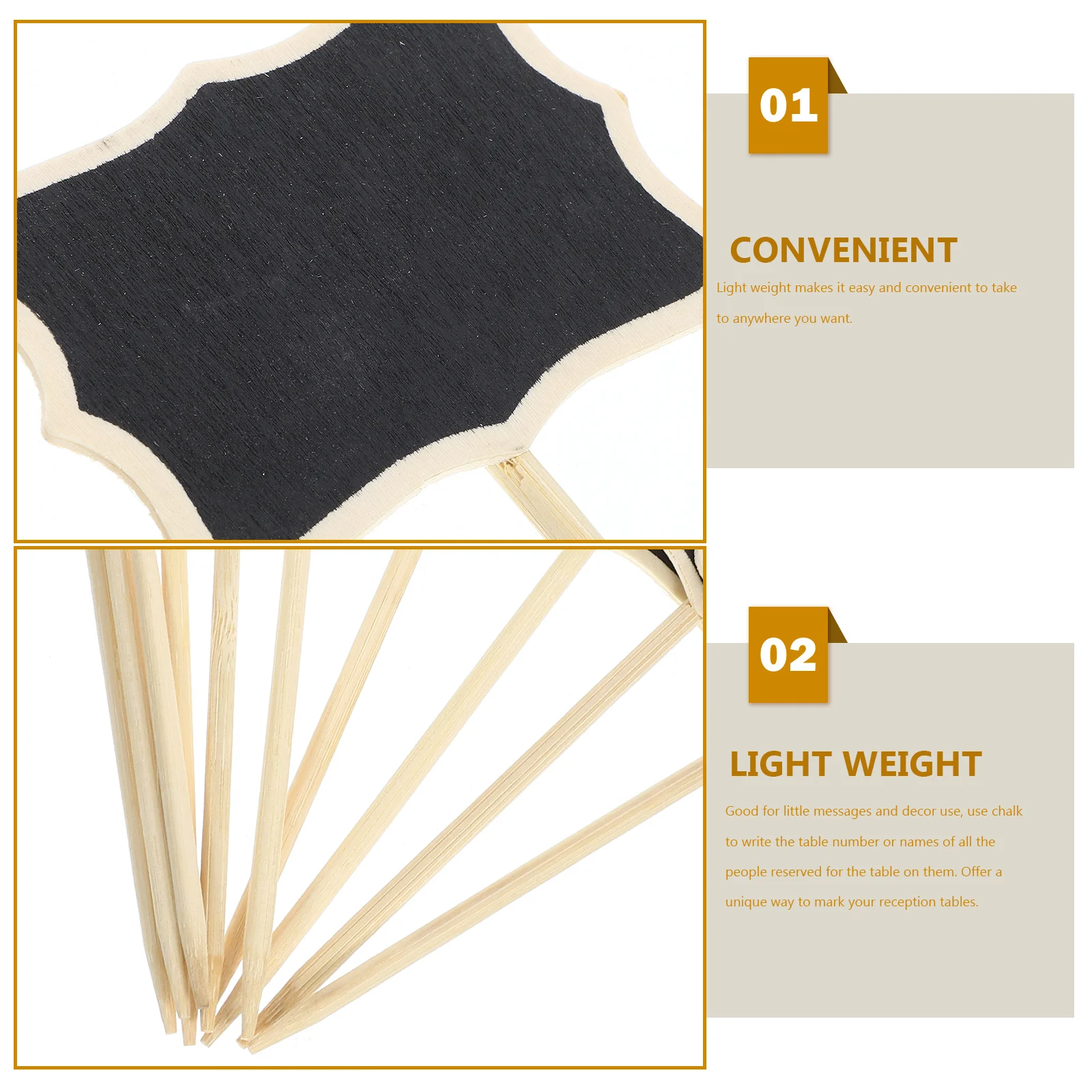 10 Pcs Small Chalkboard Sign Plants White Mini Blackboard Signs Price Tags Chalkboards House Office