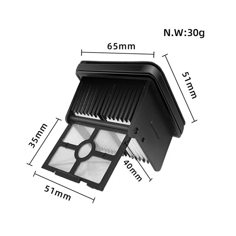 Filtro de cepillo de rodillo A15Q para aspiradora inalámbrica Dreame H12 Pro, húmedo y seco, suministros para el hogar, Herramientas de limpieza