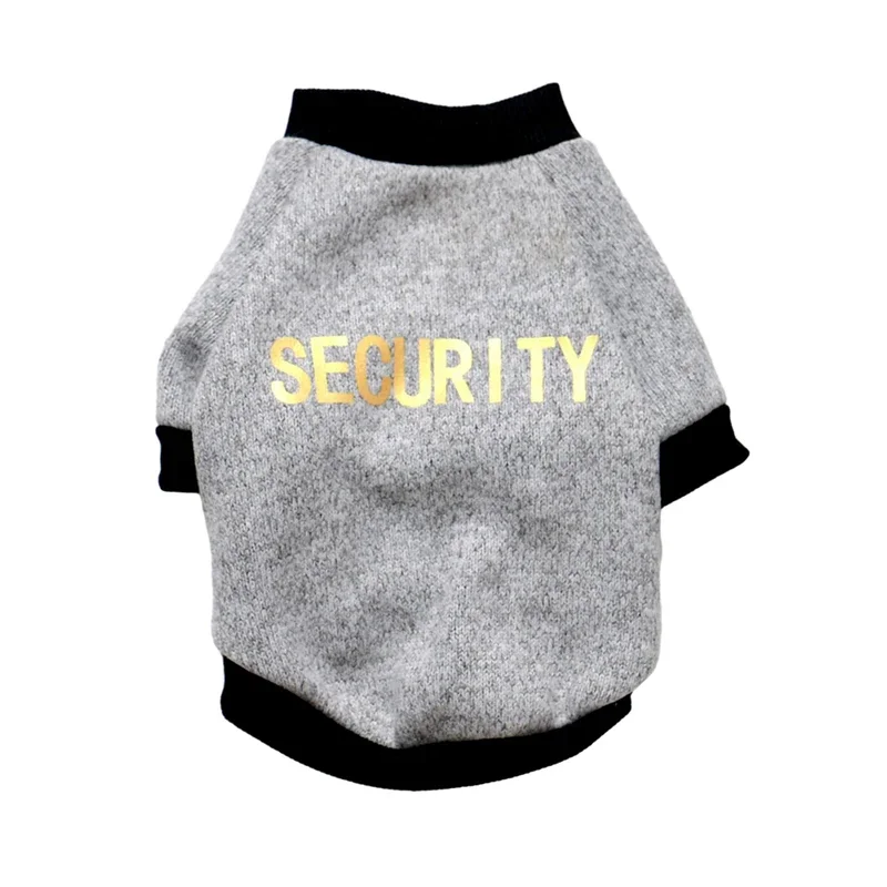 Winter Dogs Clothes Warm Puppy Pullover Sweatshirt Letter Pattern Pet Jacket for Small Medium Dog Cat Coats Chihuahua Costume #