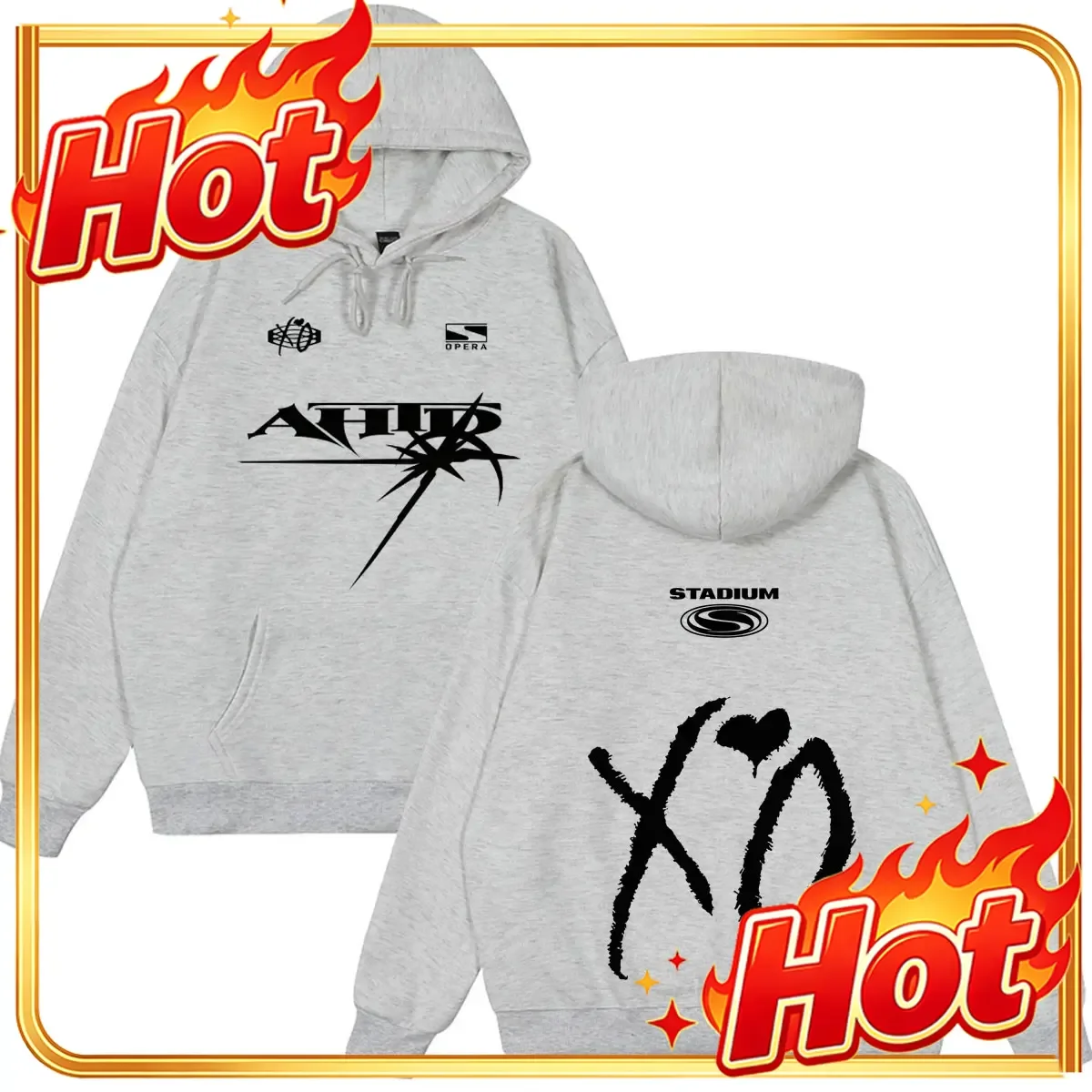 Rapper The Weeknd World Tour 2026 – bedruckter Kapuzenpullover für Damen und Herren, modischer Winterpullover, lockerer, lässiger Oversize-Sweatshirt, Geschenk für Fans.