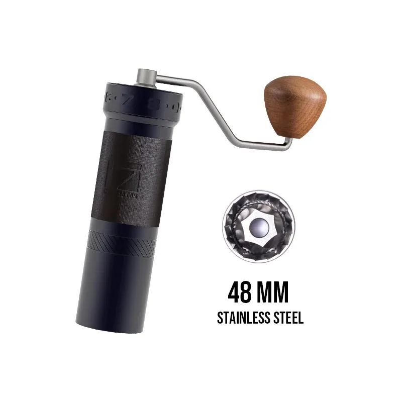 1Zpresso ZP6 Manual Coffee Grinder 48mm burrs finer adjustment mechanism primarily designed pour-over portable coffee grinder