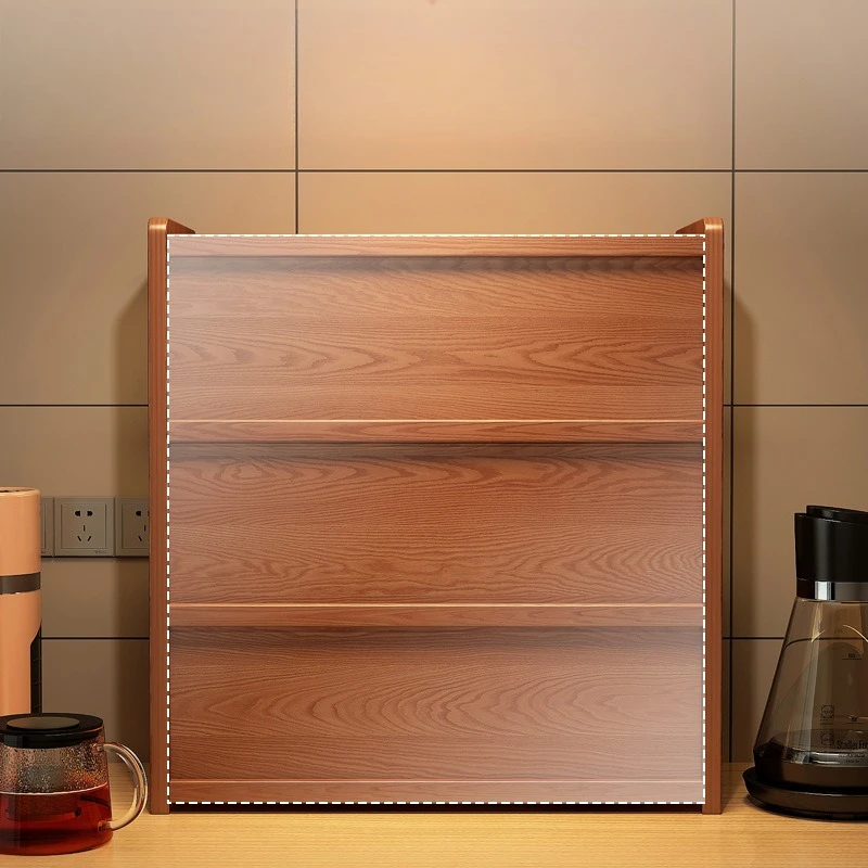 Display Kitchen Storage Locker Bookshelf Teacup Balcony Simple Storage Locker Retro BAMBOO Furniture Lockers Voor Opslag MHSNJ