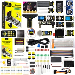 Keyestudio Microbit V2 Starter Kit Learning Kit for BBC Micro:bit Compatible With Microbit V1 Programming STEM Kit