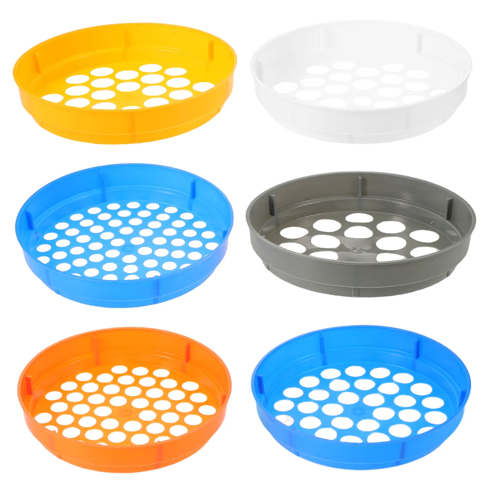 6Pcs Plastic Fruit Gauge Diameter Ruler Blueberry Cherry Measuring Rings 12 15 18 20 22 24Mm Fruit Sorting Caliper Tool Orchard