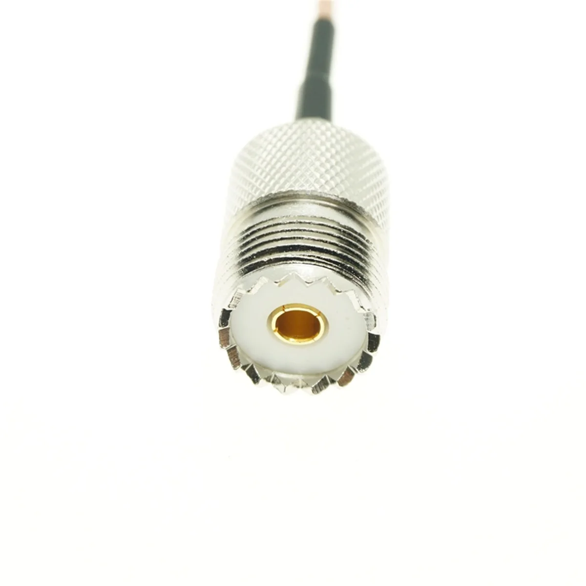 UHF SO239 Female PL259 to SMA Male Plug Crimp Adapter RG316 Cable Jumper Pigtail