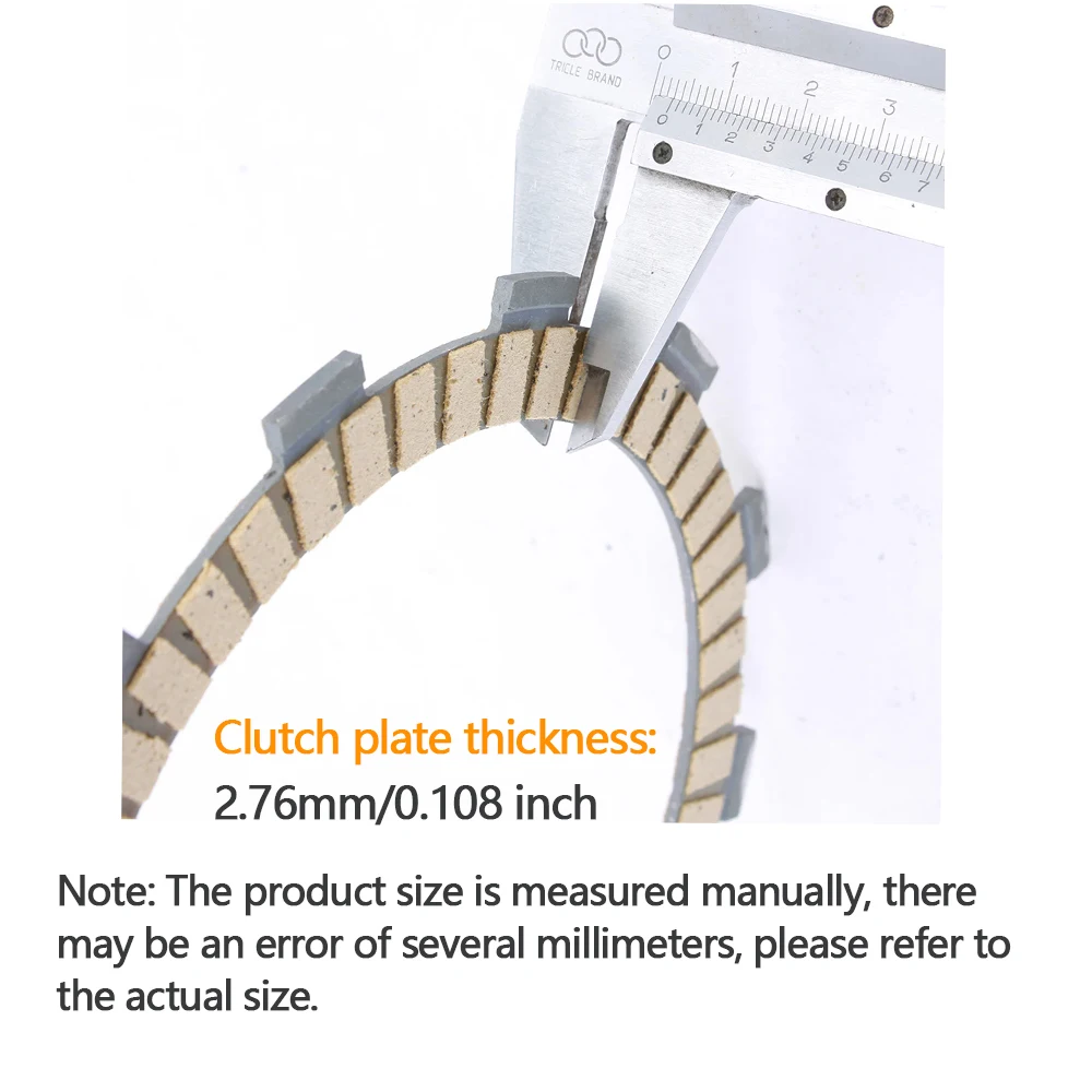 For Yamaha XV400 Virago XVS 400 XVS400 C4 XV500 XV535 XV535S Motorcycle Friction Clutch Disc Plate Clutch Steel Plate Kit