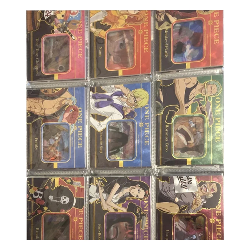 Japanese anime ONE PIECE Monkey D Luffy Nico Robin Nefertari D Vivi Collect cards Christmas birthday present toy for children