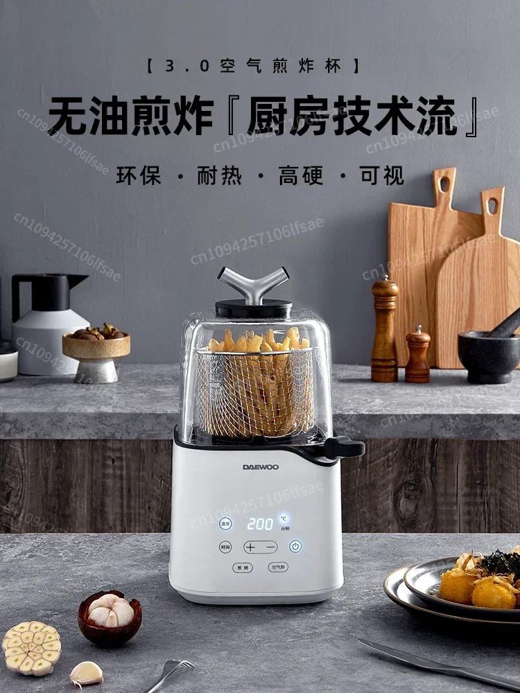 

In stock 220V Air Fryer for Home Use: Oil-Free Electric Cup Pot with Automatic Multifunction