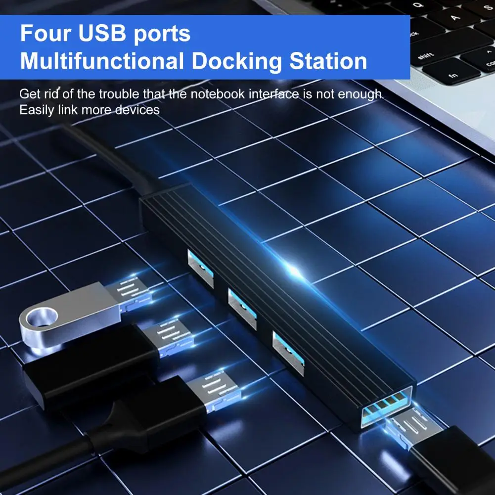 Usb Hub Usb3 0 Docking Station High speed 4 in 1 Usb/type c Hub Docking Station Multi port Adapter for Laptops