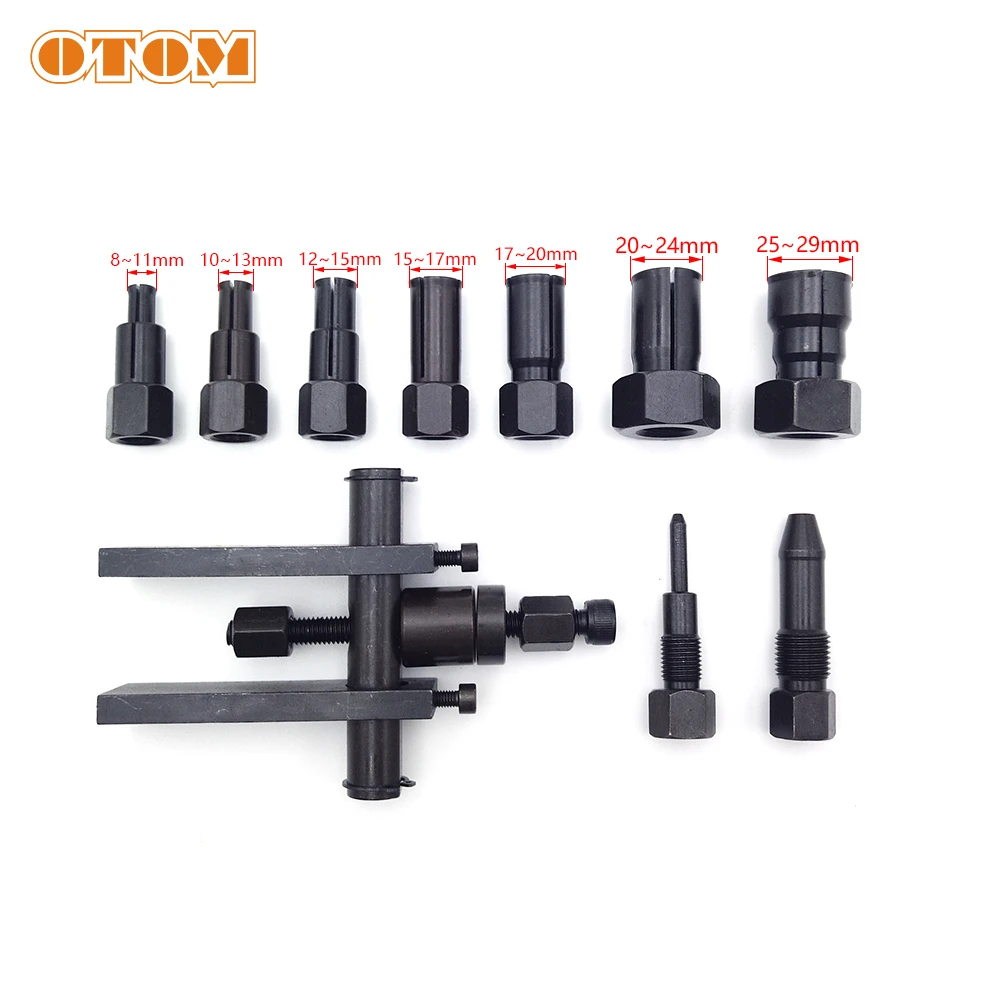 OTOM Car Practical Bearing Puller Motorcycle Removal Tools Puller W/ Box Scooter Internal Bearing Separation Device Kits 8-29mm