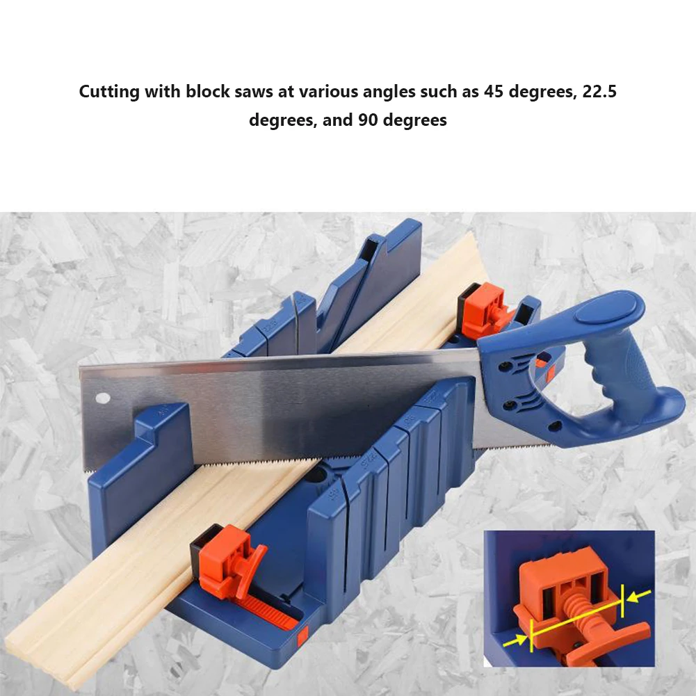 12 Inch Mitre Box With 14 Inch Back Saw Miter Box With 45 Degree 90 Degree Angle Slot Types For Woodworker Carver Carpenter