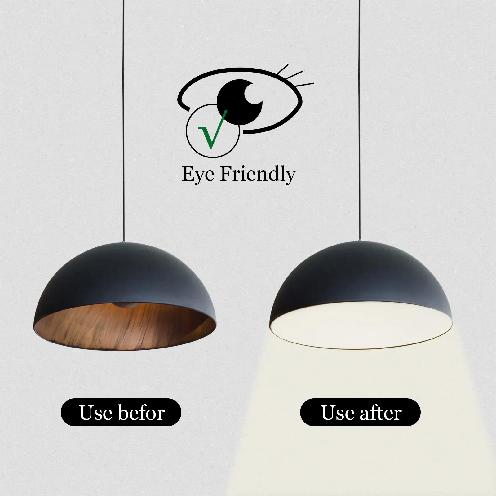 6 قطع LED الناشر الناشر الاكريليك تصميم مسطح واقية المنزل مكتب التجاري ضوء لمبة مصباح الثريا الظل