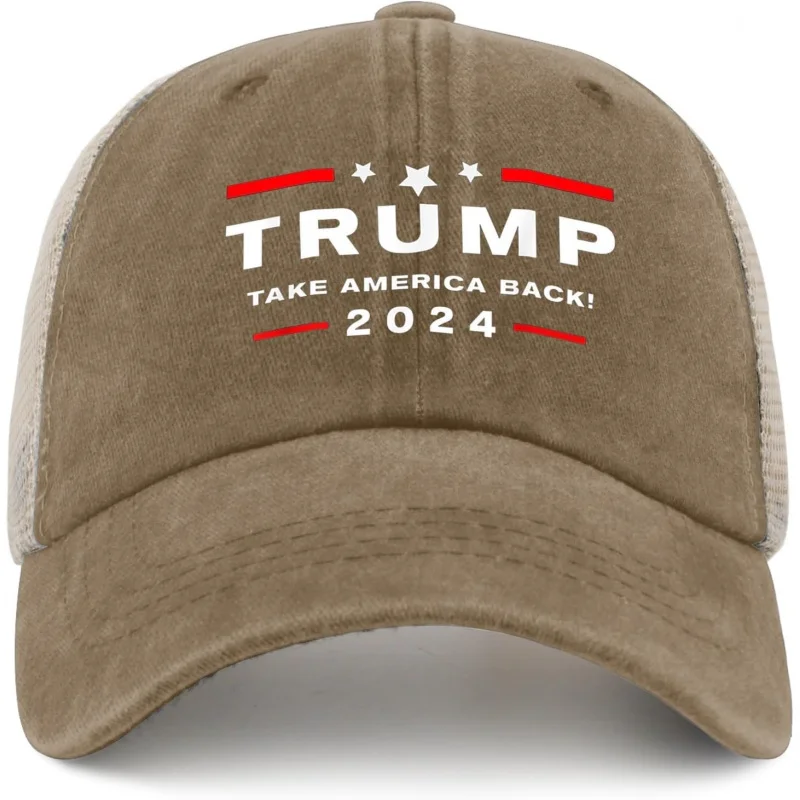 

Trump 2024 Hat Take America Back Caps Trucker Baseball Hat Men Trendy Mesh for Summer