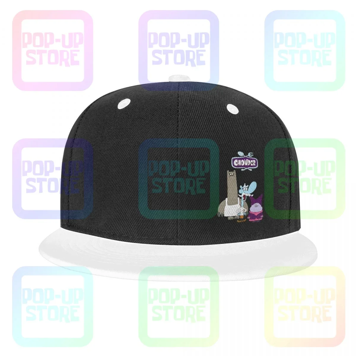 Chowder Cartoon Logo Titel Schnitzel Mung Daal Chef Crew Snapback Cap bunte Baseball Caps Pop einzigartig