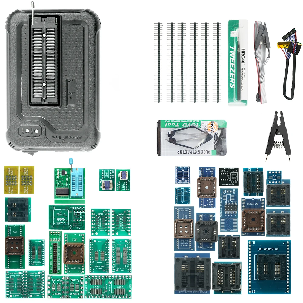 Imagem -05 - Xgecu-programador Original T48 Tl8663g 42 Peças Suporte 34000 Mais para Spi ni Flash Emmc Bga Top Sop Plcc