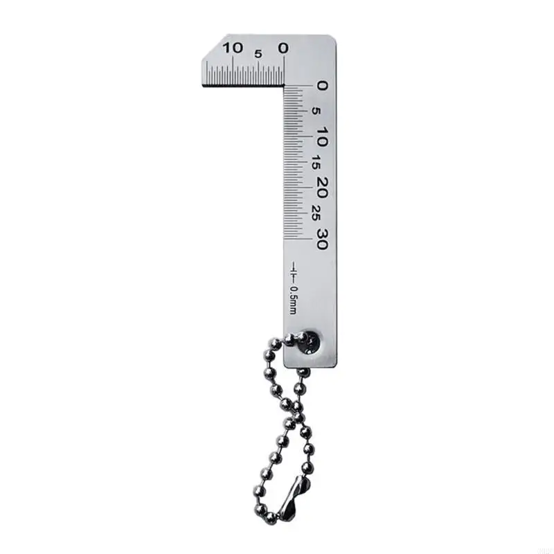 

G92C 0-30mm Chamfer Gauge Stainless Chamfered Ruler 0.5mm Scale 0.25mm Accuracy