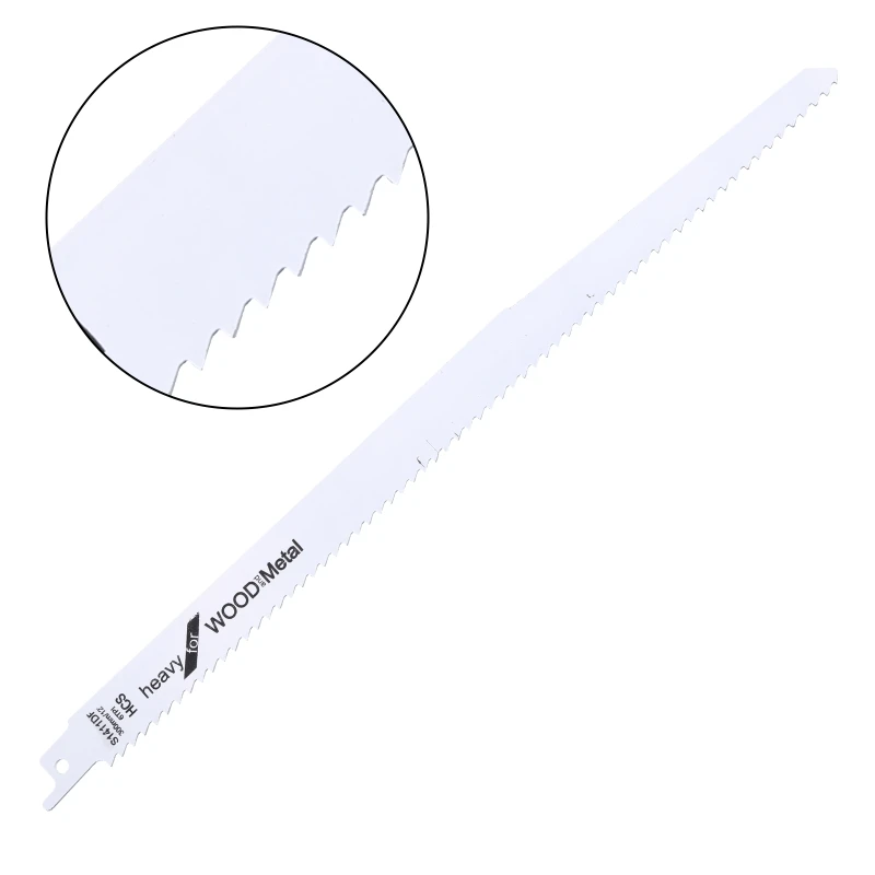 High Carbon Steel S1411DF 300mm 12" Reciprocating Saw Blade Effective Flexible For Cutting Wood Woodworking