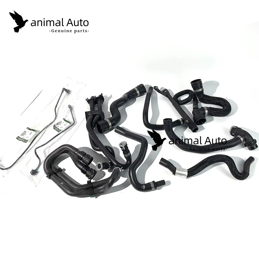 

3.2L LR2 Land Rover Freelander 2 radiator water pipe, heating water hose kit LR005563 LR005564 LR005566 LR007413 LR000931