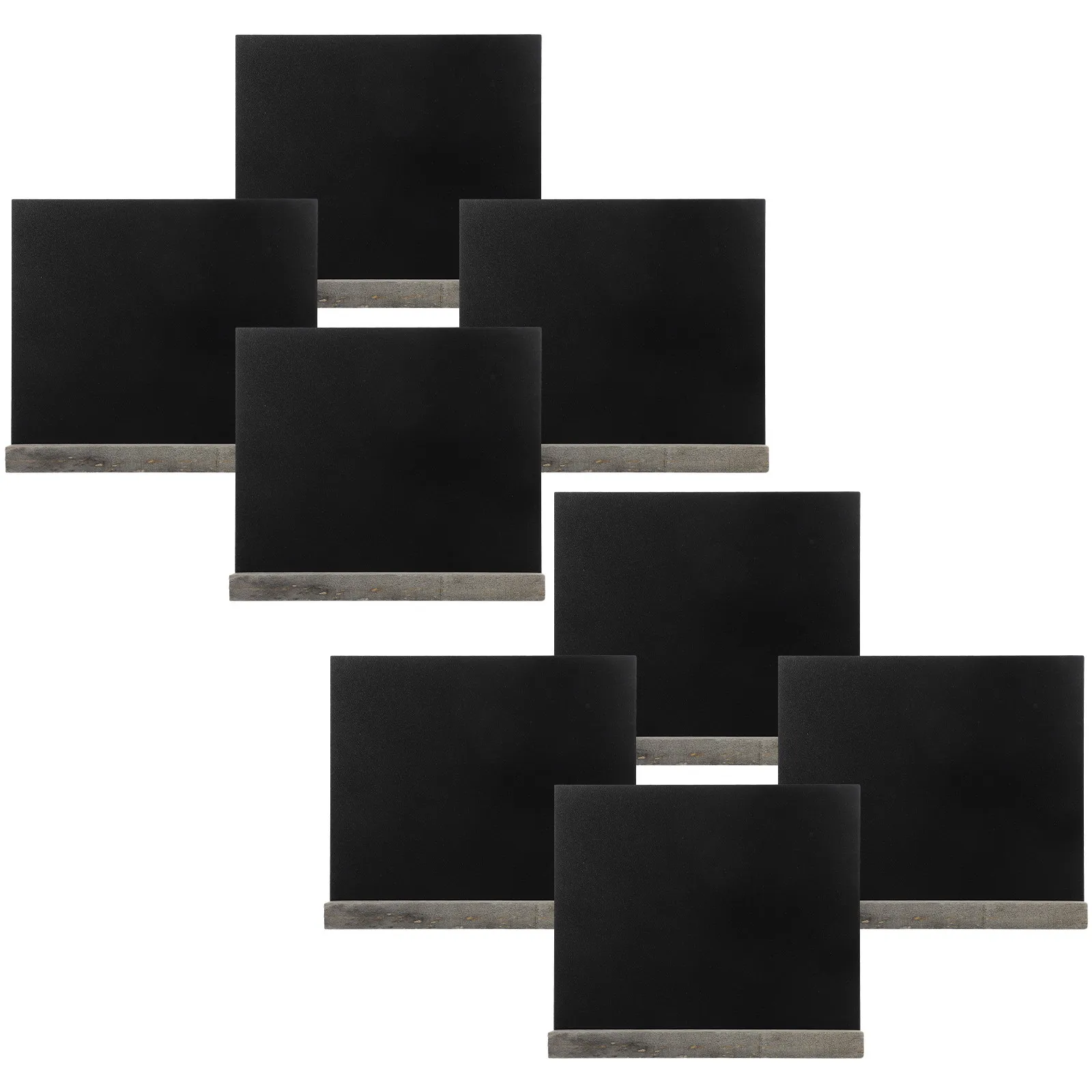 

8Pcs Wooden Mini Chalkboard Signs Tabletop Blackboard with Adjustable Angle for Wedding Favors Party Decor Drink Specials Cafe